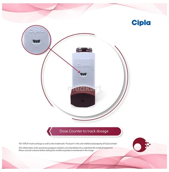 foracort 400mcg inhaler 120 md